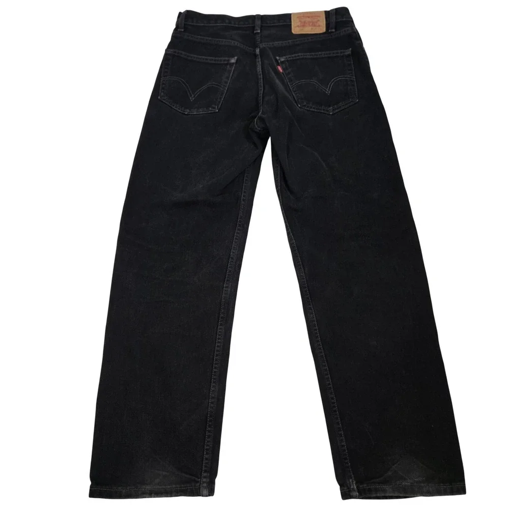 Vintage Levis 550‎ Jeans Mens 35x30 Faded Black Skater Grunge Made in Canada